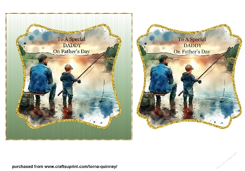 Fathers Day Daddy -  Fishing