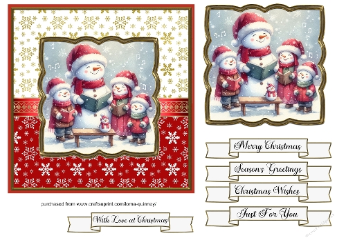 Caroling Snowmen