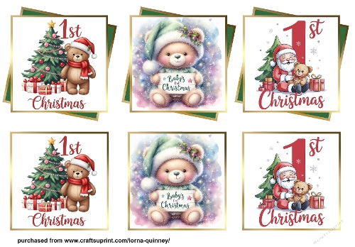 Green Layered Christmas Toppers 2
