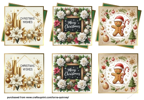Green Layered Christmas Toppers 4