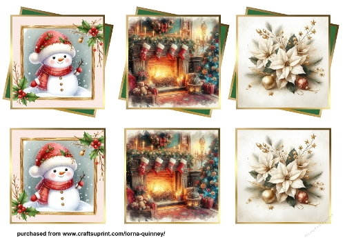 Green Layered Christmas Toppers 6