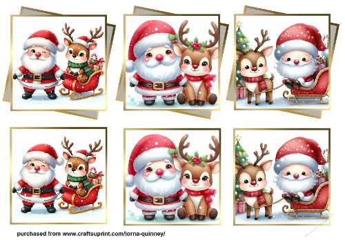 Silver Layered Christmas Toppers 5