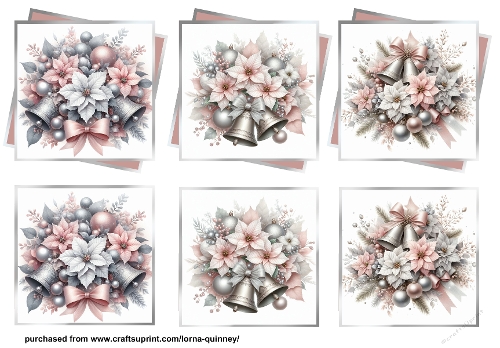 Pink Layered Christmas Topper 3
