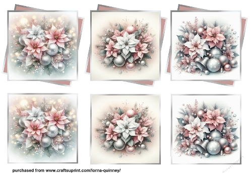 Pink Layered Christmas Topper 5