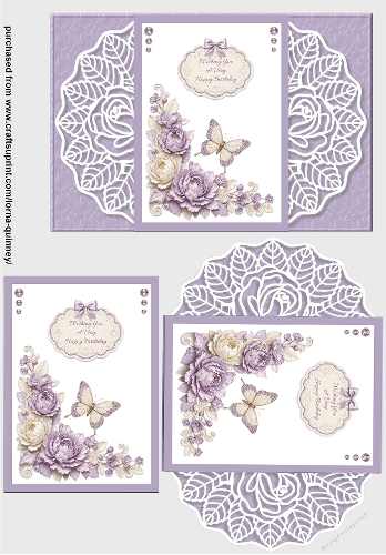Peony Birthday Card