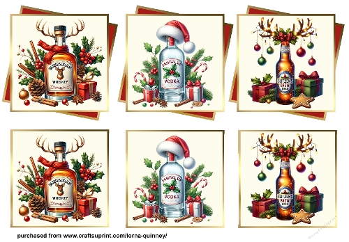 Christmas Drinks Layered Toppers 1