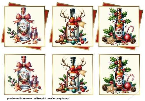 Christmas Drinks Layered Toppers 2