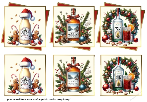 Christmas Drinks Layered Toppers 3