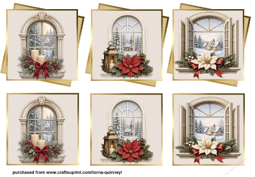 Christmas Scene Layered Toppers 2