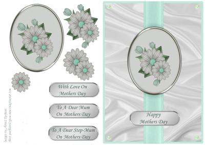 Cameo Daisies in Mint - Mothers Day