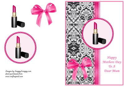 Pink Lipstick - Mothers Day