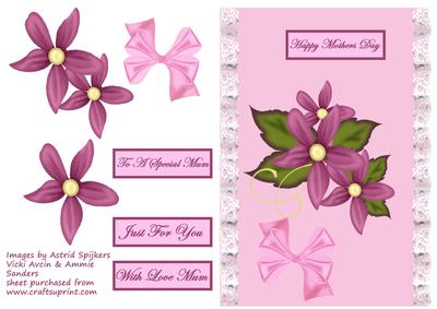 Purple Flowers - Mothers Day