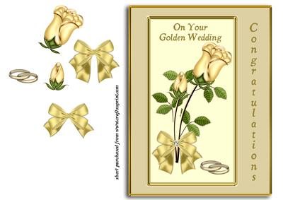 Golden Wedding Rose