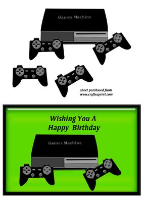 Games Console - Happy Birthday