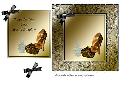 Shoe & Perfume Bottle - Daughter Birthday