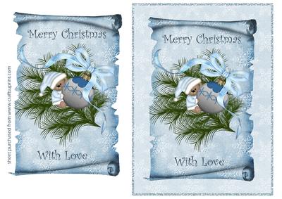 Christmas Teddy with Bauble