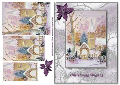 Winter Church Scene