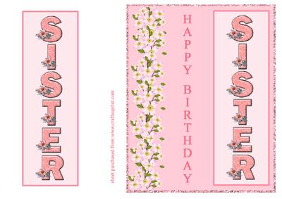 Sister Letters - Birthday