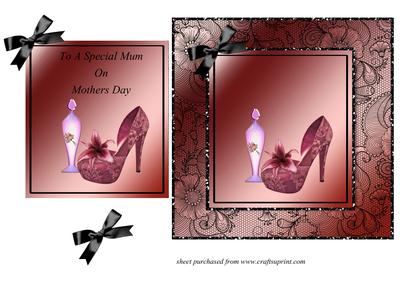Shoe & Perfume Bottle - Mothers Day