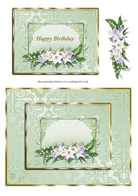 Lily Plaque - Birthday