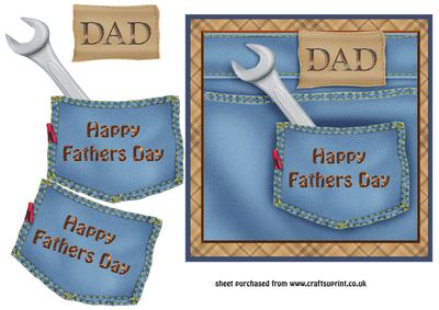 Denim Pocket - Fathers Day