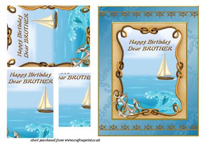 Sailing Boat - Brother Birthday