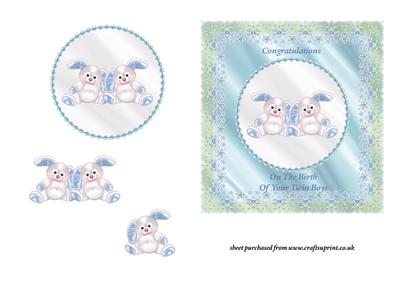 Bunnies - Twin Boys