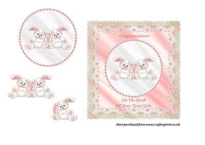 Bunnies - Twin Girls