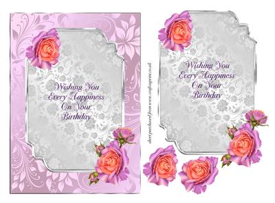 Lilac and Peach Roses