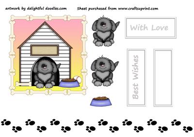 Dog in Kennel