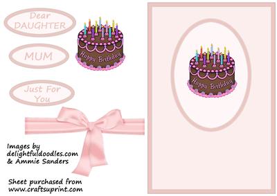 Pink Birthday Cake
