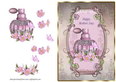 Perfume, Flowers & Butterfly Mothers Day