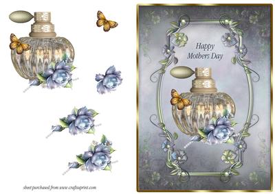 Perfume, Roses & Butterfly - Mothers Day