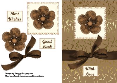 Chocolate and Coffee Flower 2