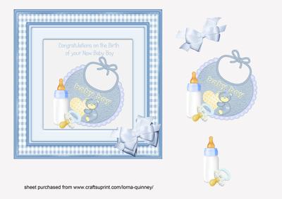 Bib & Bottle - New Baby Boy