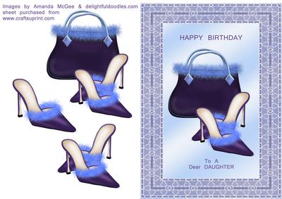 Blue Handbag & Shoes - Daughter