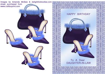 Blue Handbag & Shoes - Daughter-in-law