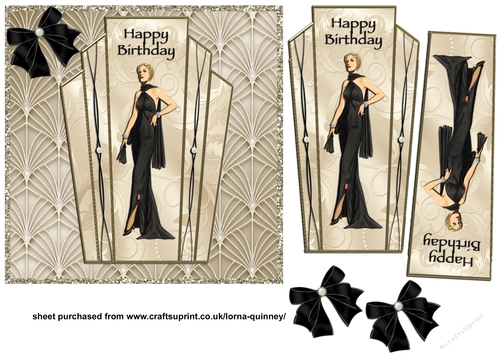 Deco Lady Card Front 1
