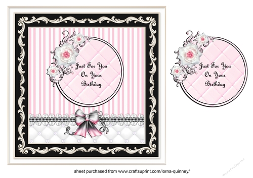 Pink and Black Birthday 