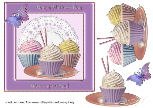 Mothers Day Cupcakes Trio
