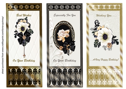 Floral DL Card Toppers 2