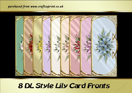 Lilies DL Card Fronts