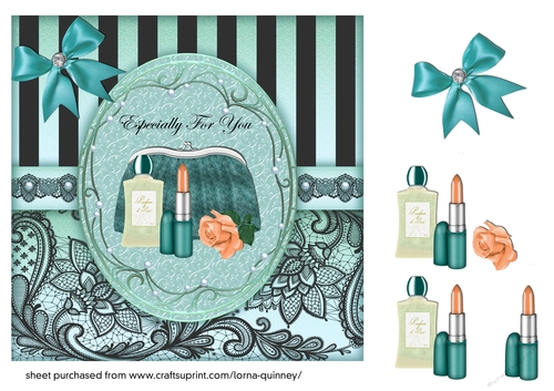 Purse and Perfume Birthday Card 3