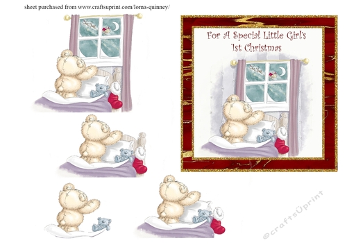 Special Little Girls First Christmas 1 