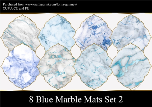 Blue Marble Mats Set 2
