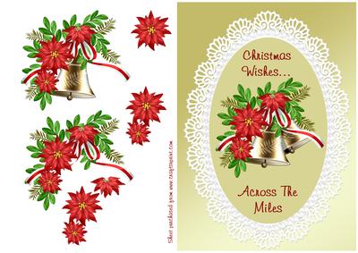 Poinsettia & Bells - Across the Miles