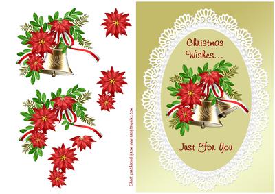 Poinsettia & Bells - Just for You