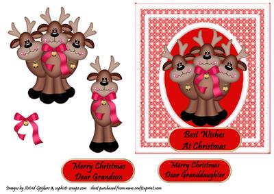 Three Reindeers - Grandson/granddaughter