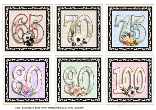 Floral Age Toppers 2