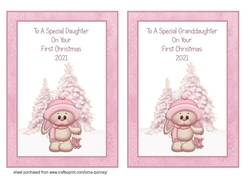Daughter & Granddaughter First Christmas 2021
